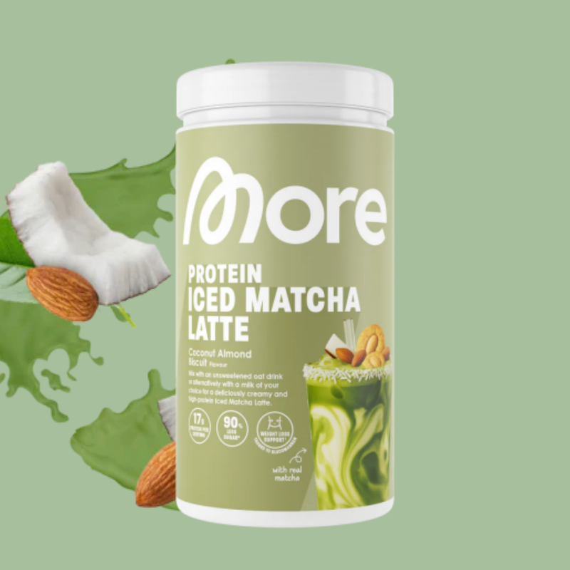 More Protein Iced Matcha Latte