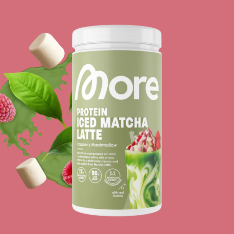 More Protein Iced Matcha Latte