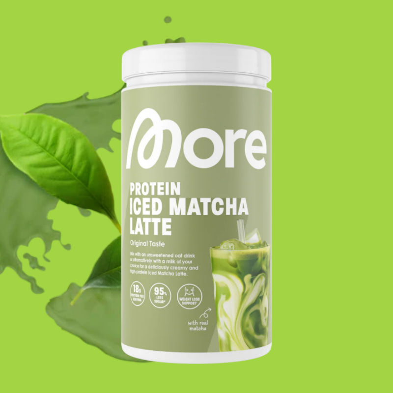 More Protein Iced Matcha Latte